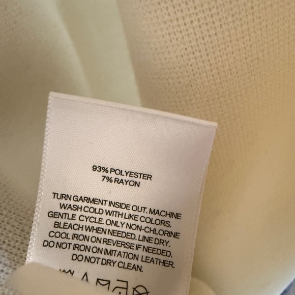 Express Color Block Cape Coat Women’s XS S Belted Poncho Black Cream - Picture 6 of 6